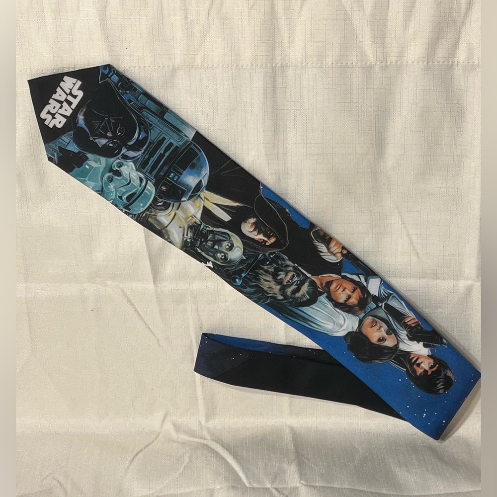 Vintage Star Wars neck tie, Original Trilogy Cast